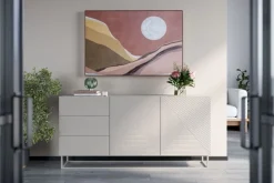 Bogart Komody*ASHA KOMODA 167 2D3SZ - cashmere / stelaż cashmere