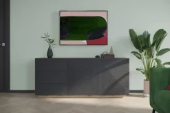 Bogart Komody*ASHA KOMODA 167 2D3SZ - rivier stone / artisan