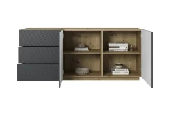 Bogart Komody*ASHA KOMODA 167 2D3SZ - rivier stone / artisan