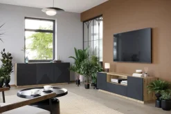 Bogart Komody*ASHA KOMODA 167 2D3SZ - rivier stone / artisan