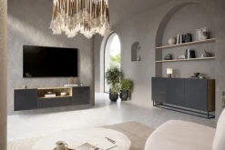 Bogart Komody*ASHA KOMODA 167 2D3SZ - rivier stone / artisan / stelaż