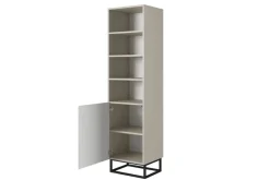 Bogart Szafki I Regały*ASHA REGAŁ 50 1D - cashmere / czarny stelaż