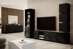 Bogart Szafki I Regały*ASHA REGAŁ 50 1D - czarny mat