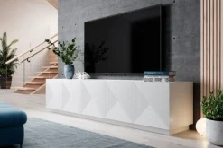 Bogart Szafki Rtv*ASHA RTV 200 5D - biały mat