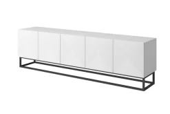 Bogart Szafki Rtv*ASHA RTV 200 5D - biały mat / stelaż