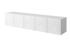 Bogart Szafki Rtv*ASHA RTV 200 5D - biały mat / wisząca