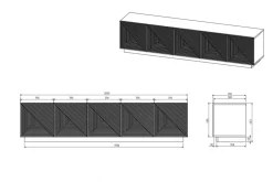Bogart Szafki Rtv*ASHA RTV 200 5D - cashmere