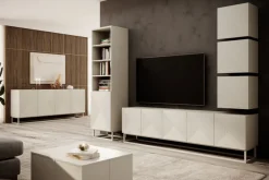 Bogart Szafki Rtv*ASHA RTV 200 5D - cashmere / stelaż cashmere