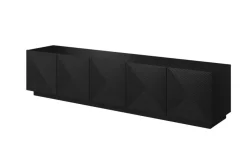 Bogart Szafki Rtv*ASHA RTV 200 5D - czarny mat