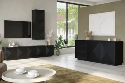 Bogart Szafki Rtv*ASHA RTV 200 5D - czarny mat