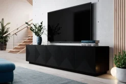 Bogart Szafki Rtv*ASHA RTV 200 5D - czarny mat