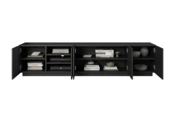 Bogart Szafki Rtv*ASHA RTV 200 5D - czarny mat