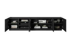 Bogart Szafki Rtv*ASHA RTV 200 5D - czarny mat