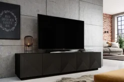 Bogart Szafki Rtv*ASHA RTV 200 5D - czarny mat