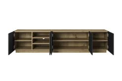 Bogart Szafki Rtv*ASHA RTV 200 5D - czarny mat / artisan