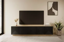 Bogart Szafki Rtv*ASHA RTV 200 5D - czarny mat / artisan