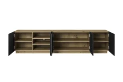 Bogart Szafki Rtv*ASHA RTV 200 5D - czarny mat / artisan