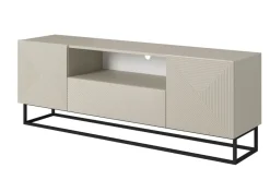 Bogart Szafki Rtv*ASHA RTV 167 2D1SZ - cashmere / czarny stelaż