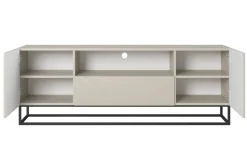 Bogart Szafki Rtv*ASHA RTV 167 2D1SZ - cashmere / czarny stelaż