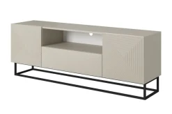 Bogart Szafki Rtv*ASHA RTV 167 2D1SZ - cashmere / czarny stelaż