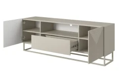 Bogart Szafki Rtv*ASHA RTV 167 2D1SZ - cashmere / stelaż cashmere