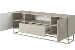 Bogart Szafki Rtv*ASHA RTV 167 2D1SZ - cashmere / stelaż cashmere