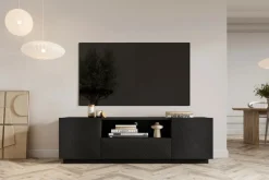 Bogart Szafki Rtv*ASHA RTV 167 2D1SZ - czarny mat