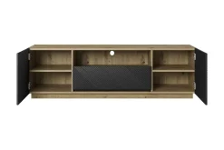 Bogart Szafki Rtv*ASHA RTV 167 2D1SZ - czarny mat / artisan