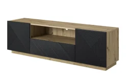 Bogart Szafki Rtv*ASHA RTV 167 2D1SZ - czarny mat / artisan