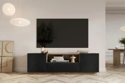 Bogart Szafki Rtv*ASHA RTV 167 2D1SZ - czarny mat / artisan