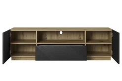 Bogart Szafki Rtv*ASHA RTV 167 2D1SZ - czarny mat / artisan