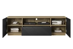 Bogart Szafki Rtv*ASHA RTV 167 2D1SZ - czarny mat / artisan