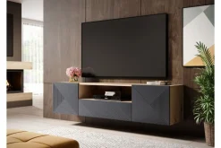 Bogart Szafki Rtv*ASHA RTV 167 2D1SZ - rivier stone / artisan / wisząca