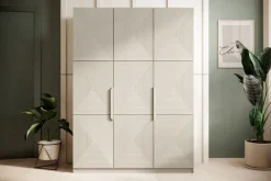 Bogart Szafy*ASHA SZAFA 150 3D - cashmere / uchwyty cashmere / cokół