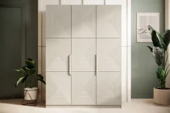 Bogart Szafy*ASHA SZAFA 150 3D - cashmere / uchwyty cashmere / cokół