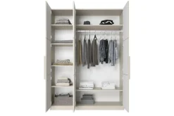 Bogart Szafy*ASHA SZAFA 150 3D - cashmere / uchwyty cashmere / cokół