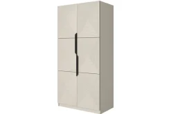 Bogart Szafy*ASHA SZAFA 100 2D - cashmere / czarne uchwyty / cokół