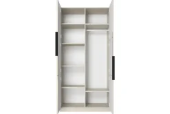 Bogart Szafy*ASHA SZAFA 100 2D - cashmere / czarne uchwyty / cokół