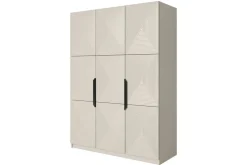 Bogart Szafy*ASHA SZAFA 150 3D - cashmere / czarne uchwyty / cokół