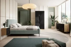 Bogart Szafy*ASHA SZAFA 100 2D - czarny mat / artisan / czarne uchwyty / cokół