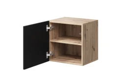 Bogart Szafki I Regały*ASHA SZAFKA WISZĄCA 40 1D - czarny mat / artisan