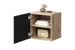 Bogart Szafki I Regały*ASHA SZAFKA WISZĄCA 40 1D - czarny mat / artisan