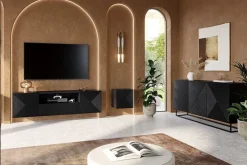 Bogart Szafki I Regały*ASHA SZAFKA WISZĄCA 40 1D - czarny mat