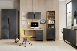 Bogart Szafki I Regały*ASHA SZAFKA WISZĄCA 40 1D - rivier stone / artisan