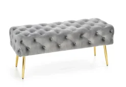 Halmar Fotele*ATHENA ławka popielaty / złoty (1p=1szt)1 sztuka