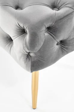 Halmar Fotele*ATHENA ławka popielaty / złoty (1p=1szt)1 sztuka