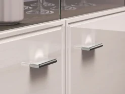 ML Meble Witryny*Avante 03 dąb windmill / MDF cashmere połysk - witryna 2D