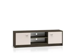 ML Meble Szafki Rtv*Avante 06 dąb windmill / MDF cashmere połysk - RTV 2D