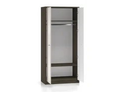 ML Meble Szafy*Avante 01 dąb windmill / MDF cashmere połysk - szafa 2D