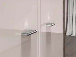 ML Meble Szafy*Avante 01 dąb windmill / MDF cashmere połysk - szafa 2D